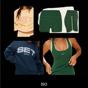SET Sport Green Activewear Tank & Shorts Set